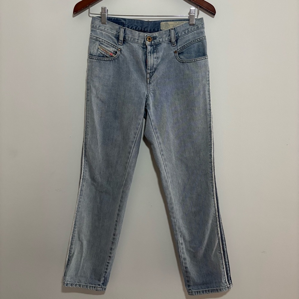 DIESEL Belthy Ankle-C Regular Slim-Straight Low Waist Jeans Women's W26/L32 Y2K